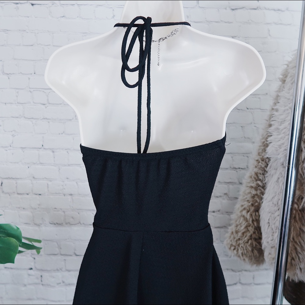 Backless Black Dress Going Out Dance Homecoming - Picture 4 of 5
